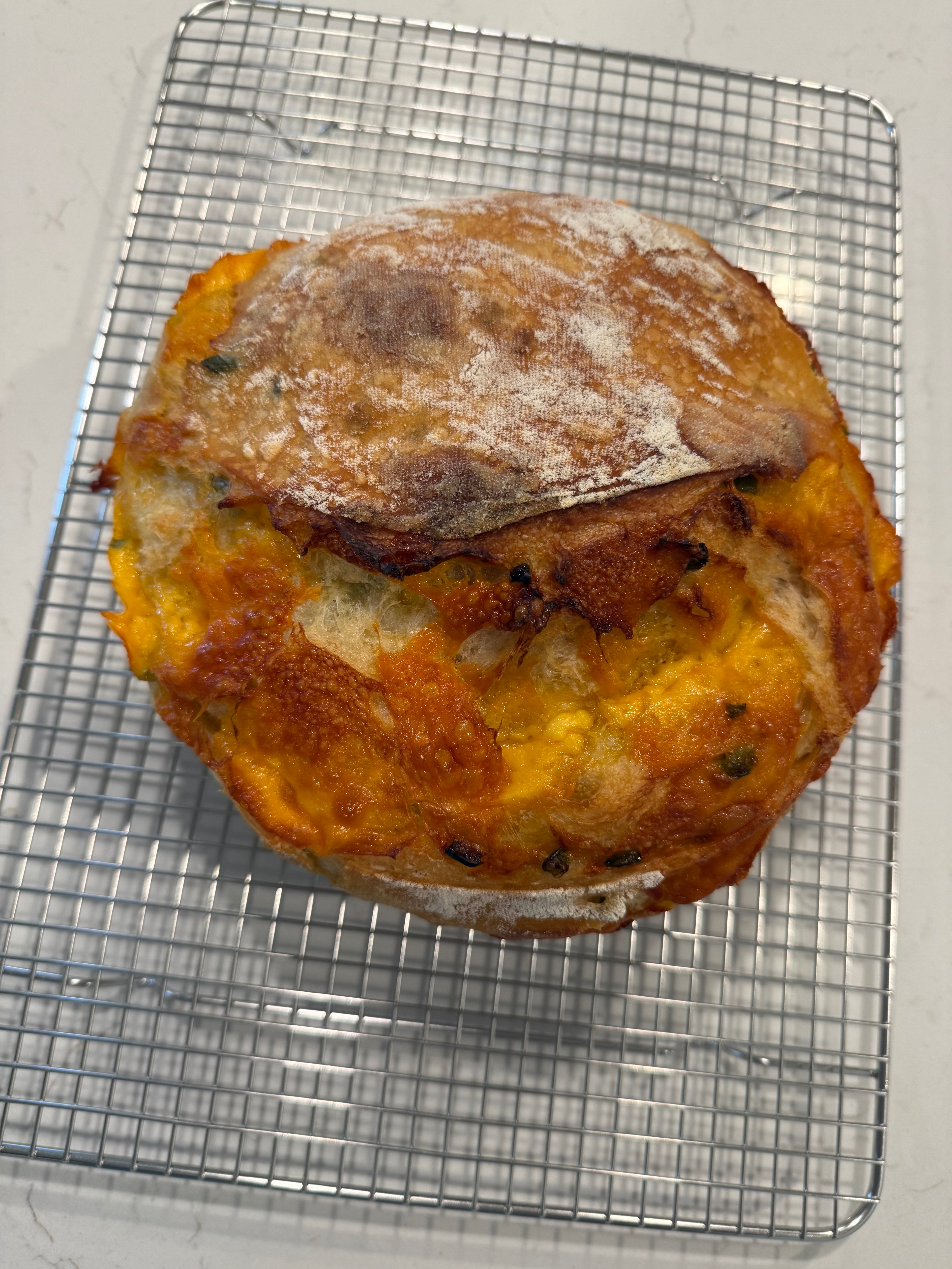 Jalapeno & Cheddar Sourdough Loaf